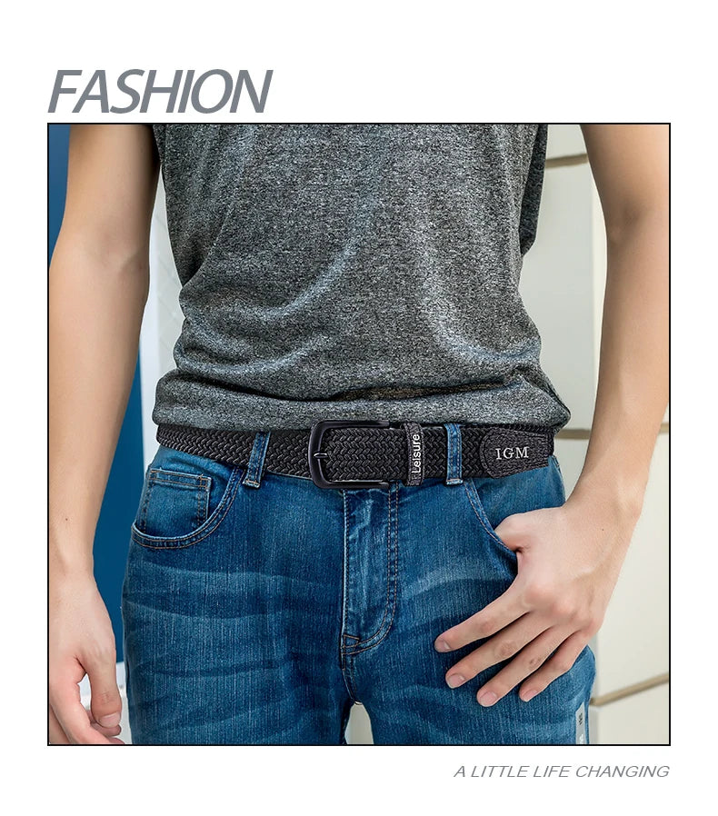 Men's Elastic, Breathable, Multi-Functional Belt