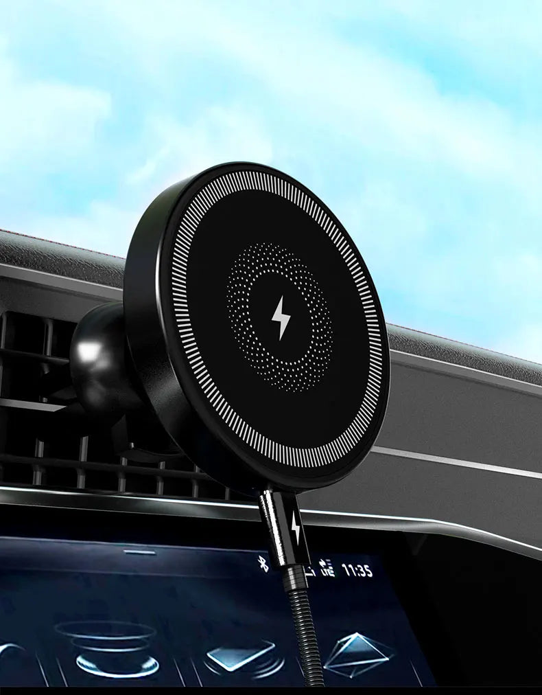 30W Car Wirless Magnetic Charger Air Outlet Phone Holder Stand For iPhone 16 15 14 13 12 Pro Max Fast Charging Cellphone Blacket