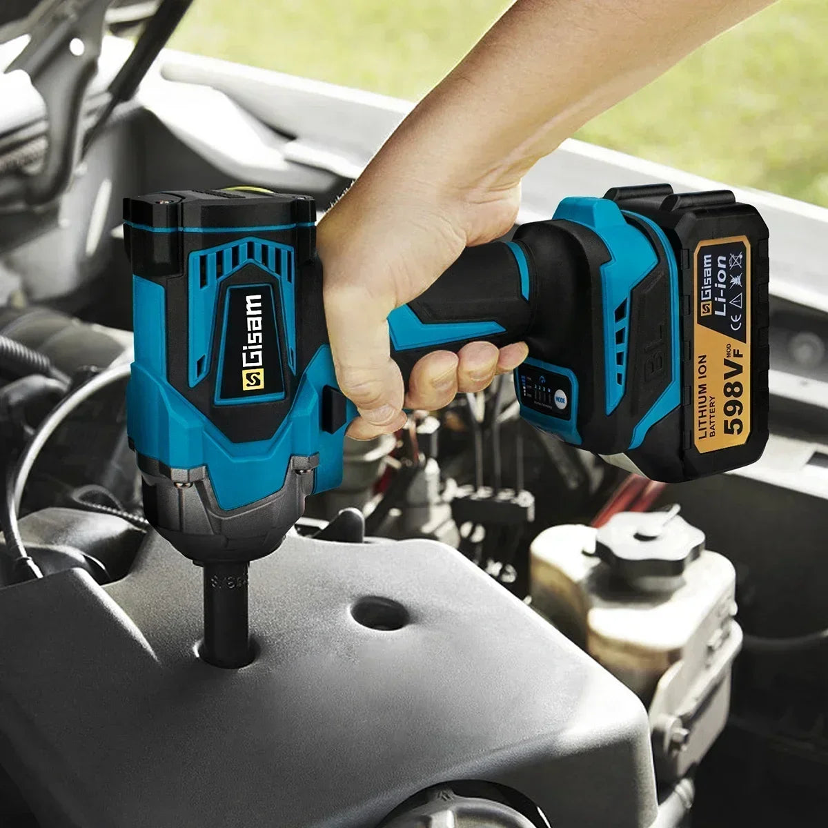 Máy Siết Bu Lông Không Dây Gisam 18V 1200N.m - Daisan Mart