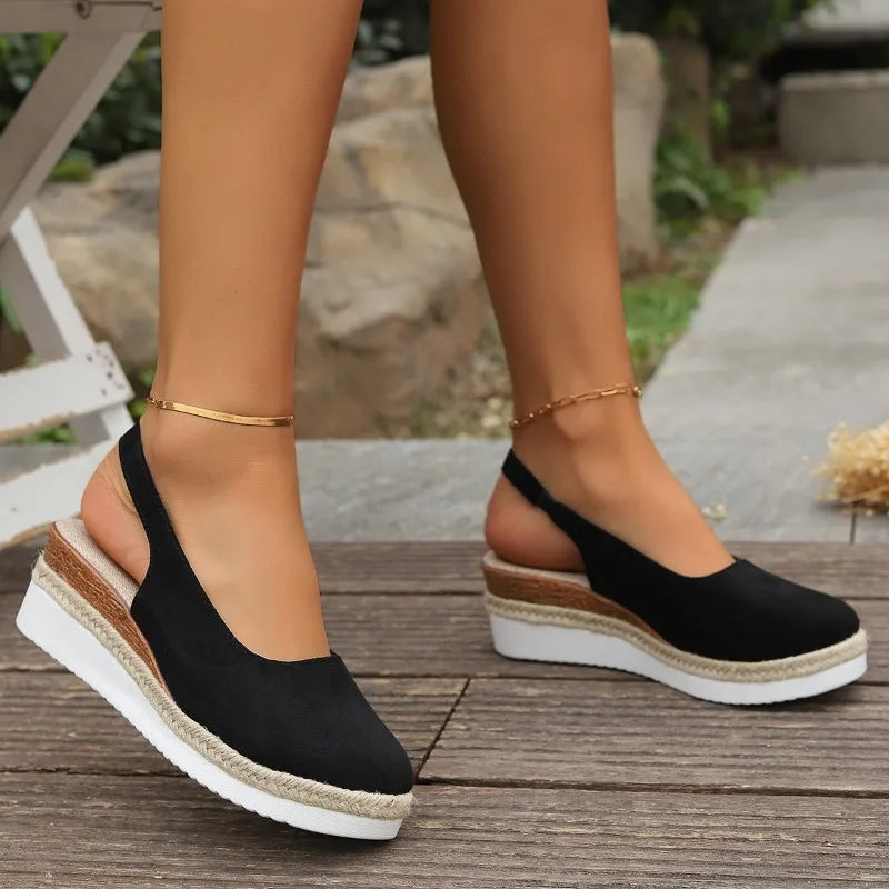 Women's Handmade Bohemian Wedge Sandals Comfortable Summer