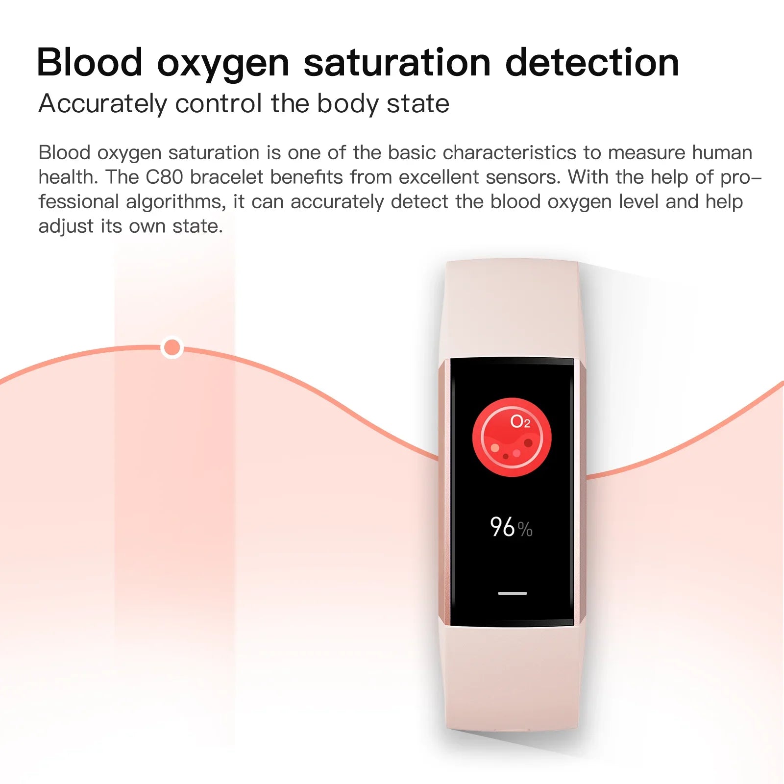 Đồng Hồ Thông Minh C80 Đa Ngôn Ngữ, Pin Trâu, Chống Nước