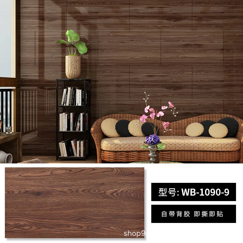 30X60CM SXP marble wood grain wall skirt entrance hall living room kitchen aluminum mold self-adhesive waterproof