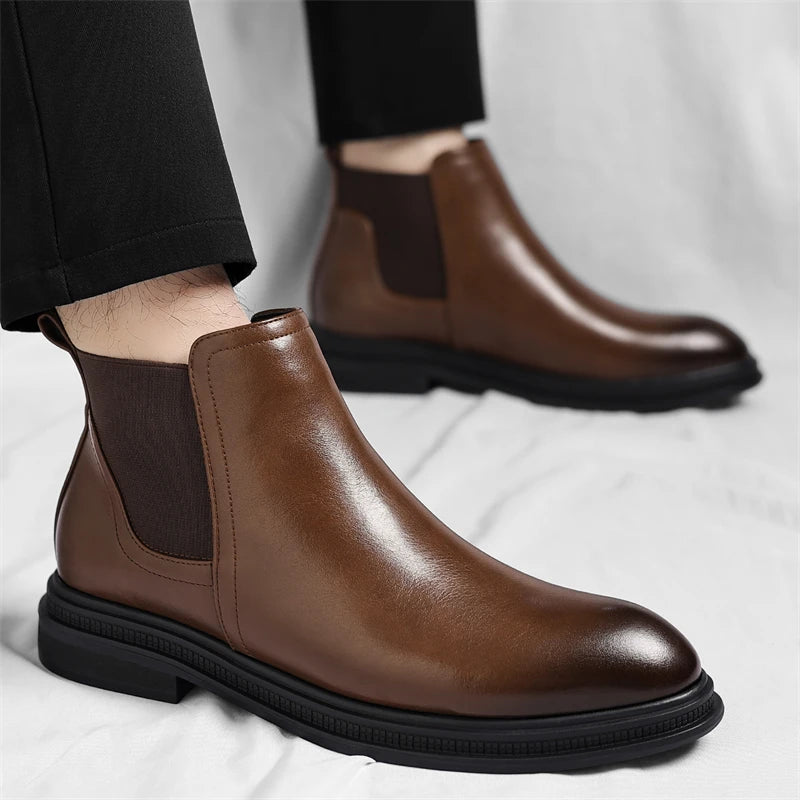 Men's Chelsea Boots - Soft Leather - Luxurious &amp; Elegant