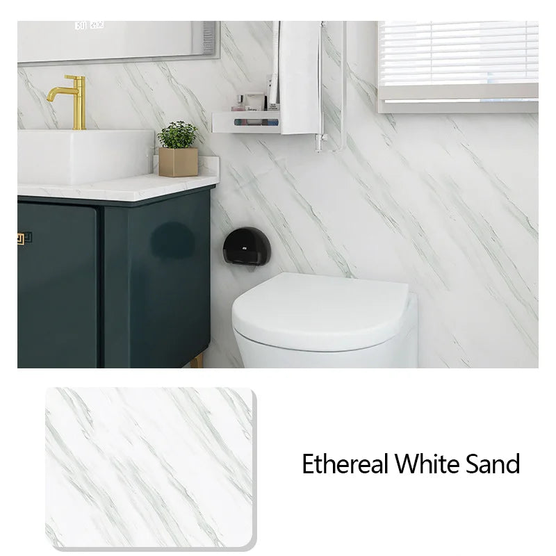 Miếng Dán Bếp Chống Dầu Đá Marble 60CM Tự Dính