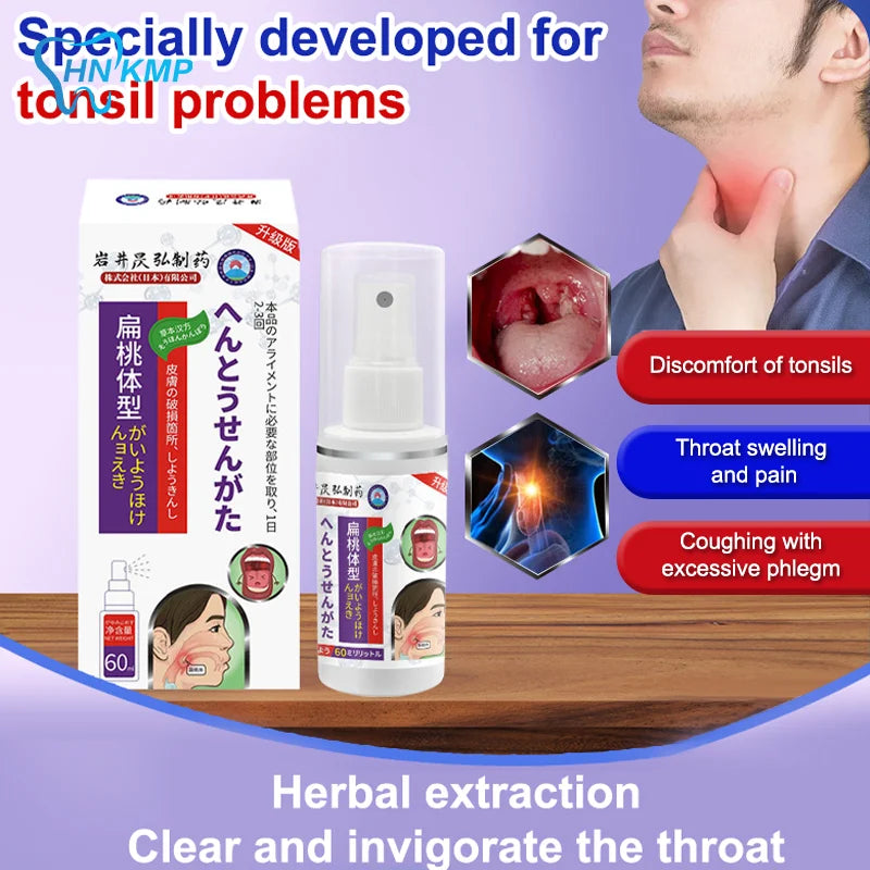 Nước Súc Miệng Tan Sỏi Amidan 30ml - Hơi Thở Thơm Mát - Daisan Mart