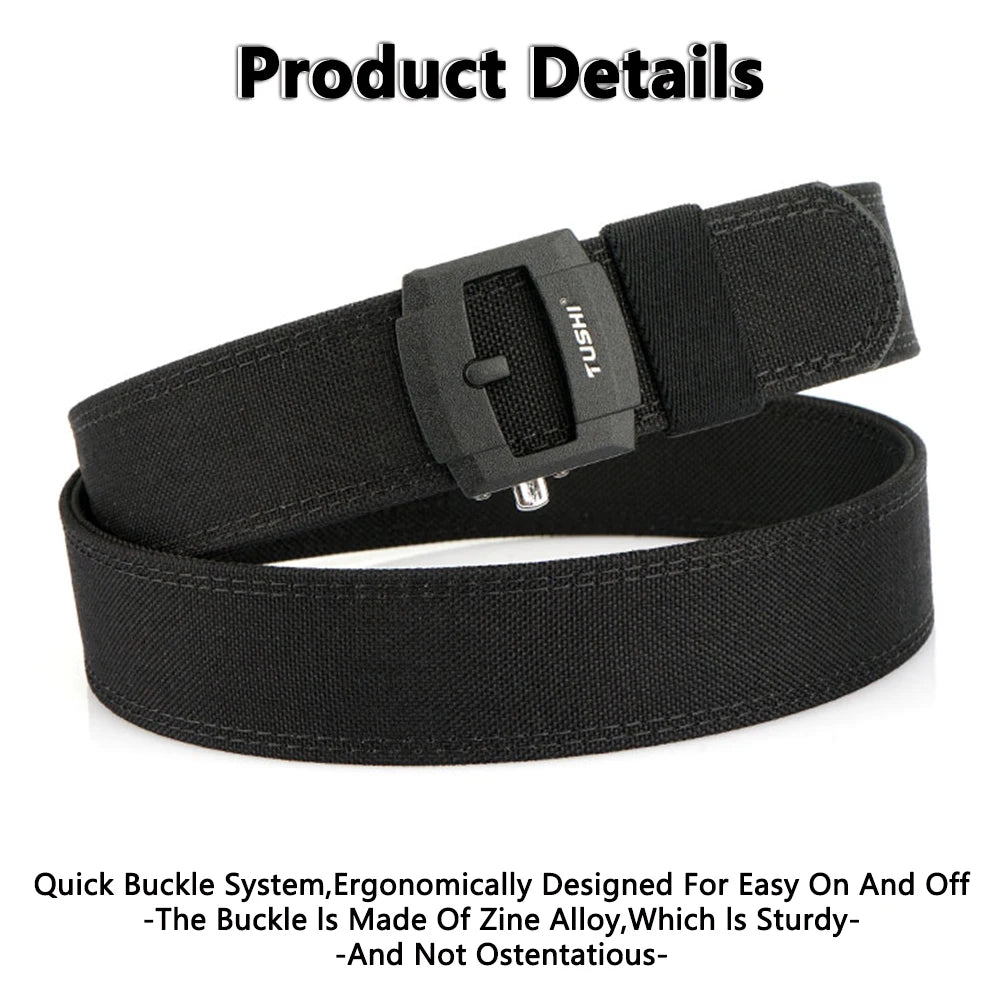 Thắt Lưng Nam Nữ TUSHI Thời Trang Đa Năng Canvas Thoáng Khí