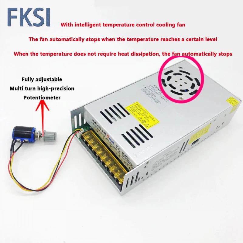 Nguồn Tổ Ong AC-DC Điều Chỉnh 5-220V 480W Đa Dải