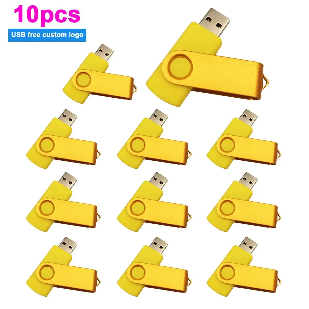 Set of 50 USB Flash Drives 2.0 with Various Convenient Capacity