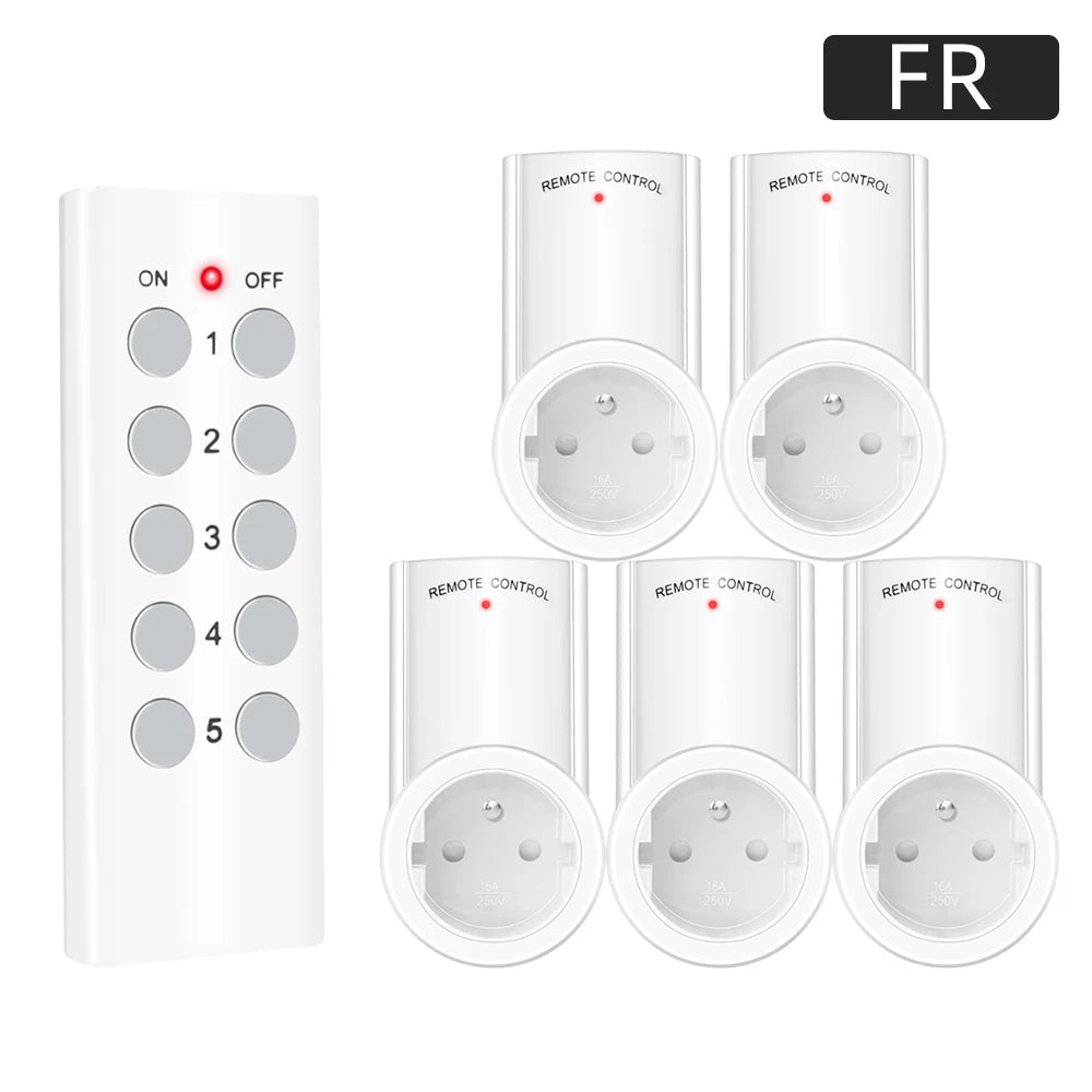 Ổ Cắm Thông Minh RF 433MHz Điều Khiển Từ Xa Đa Năng