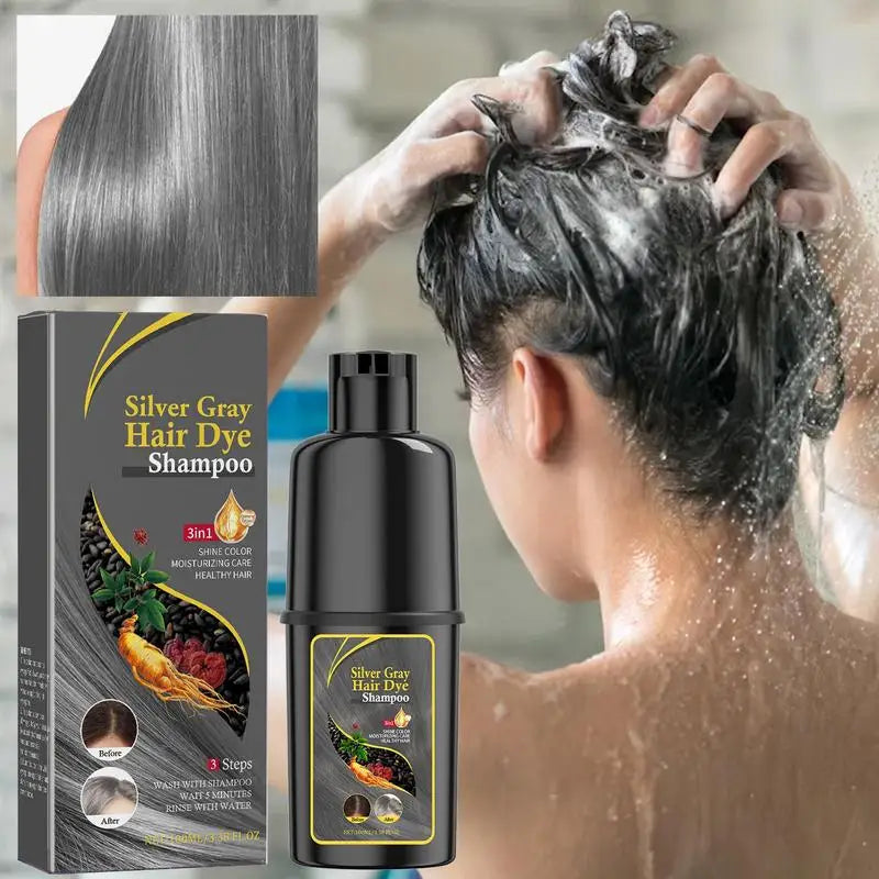 Shampoo Nhuộm Tóc Đen & Màu, Che Phủ Tóc Bạc