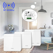 Smart switch RF 433MHz remote control LED