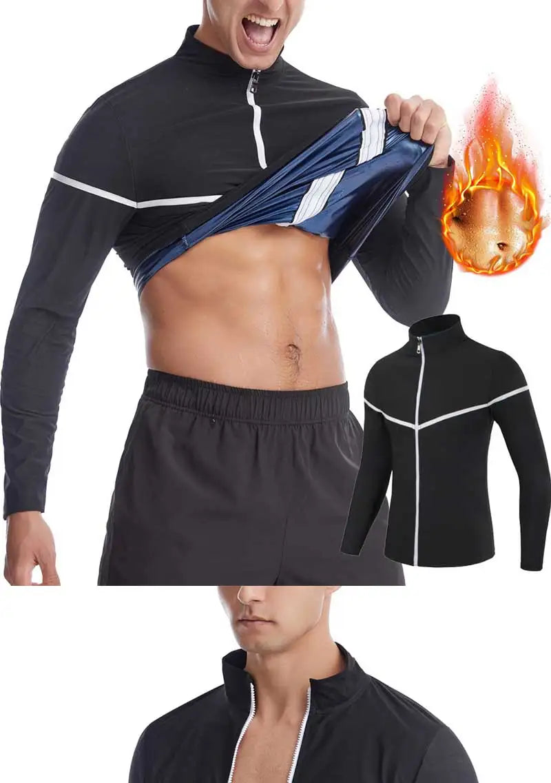 Áo Sauna Nam Naisstoo Giảm Cân, Đốt Mỡ, Tập Gym - Daisan Mart