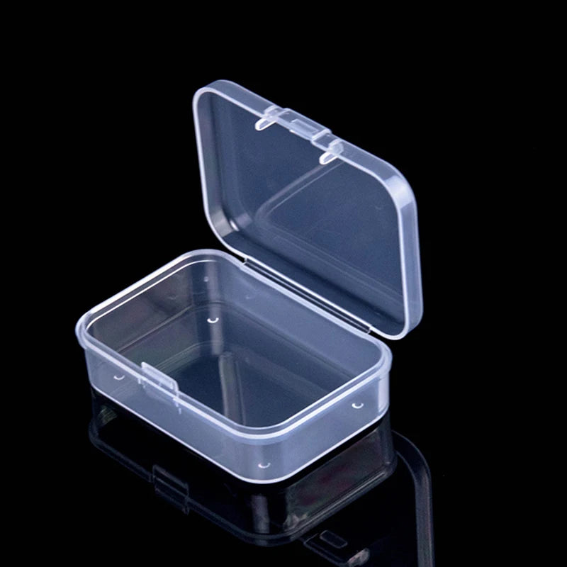 Mini Rectangular Dustproof Plastic Jewelry Box