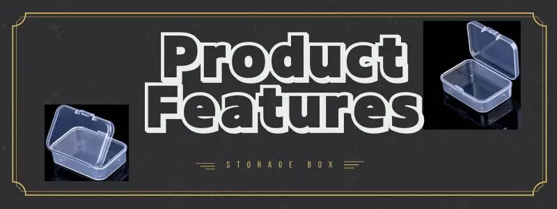 Mini Rectangular Dustproof Plastic Jewelry Box