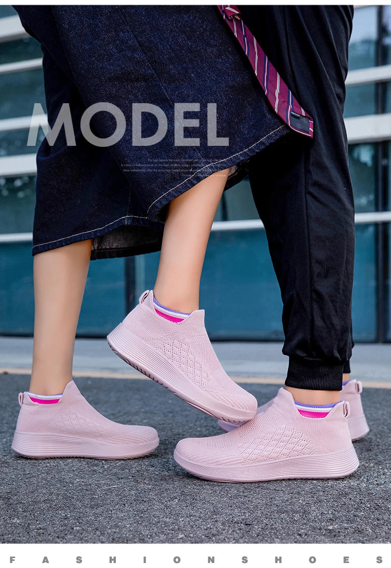 Men's and Women's Breathable Mesh Fashion Sports Shoes