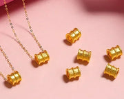 24K Pure Gold Pendant For Women