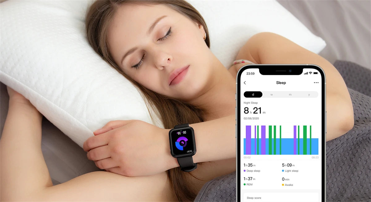 Multi-function Waterproof Smart Watch Health Tracker