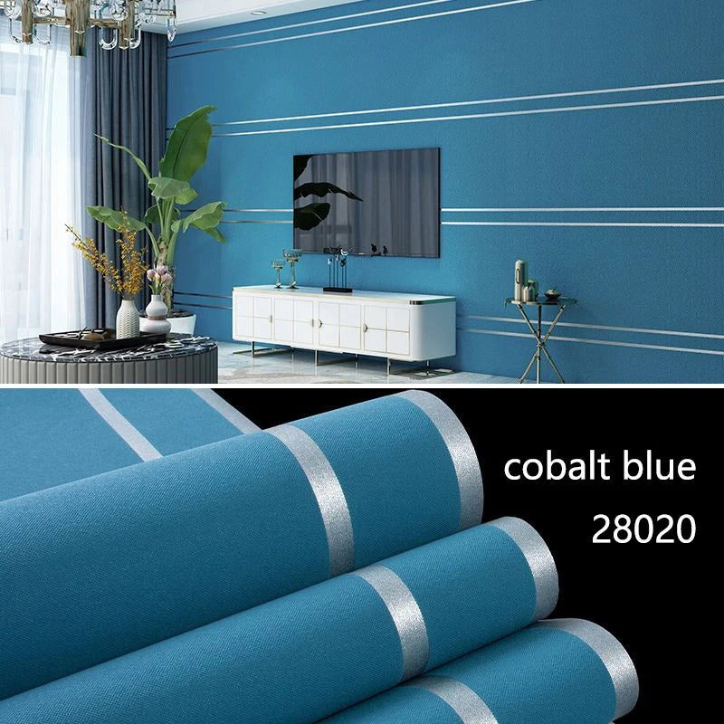 Modern Geometric Nordic Velvet Wallpaper