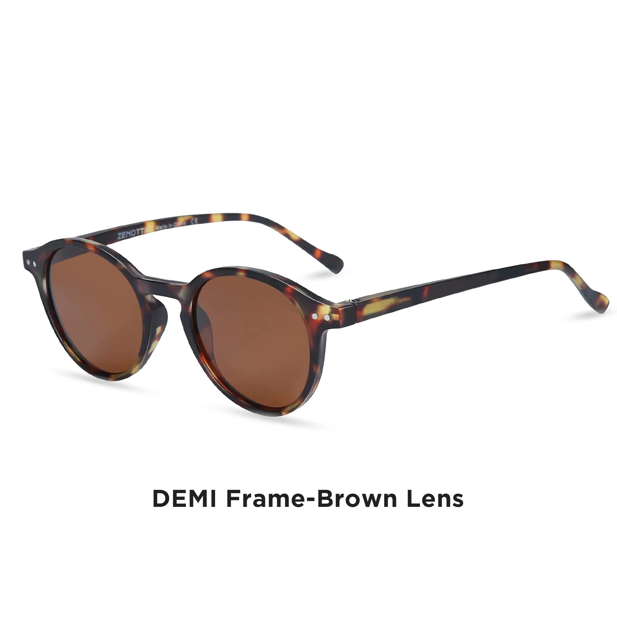 Kính Mát ZENOTTIC Retro Tròn Unisex Chống UV400