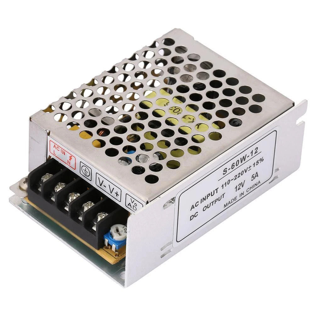 12V 5A 60W Power Supply AC-DC Converter for LED Strip
