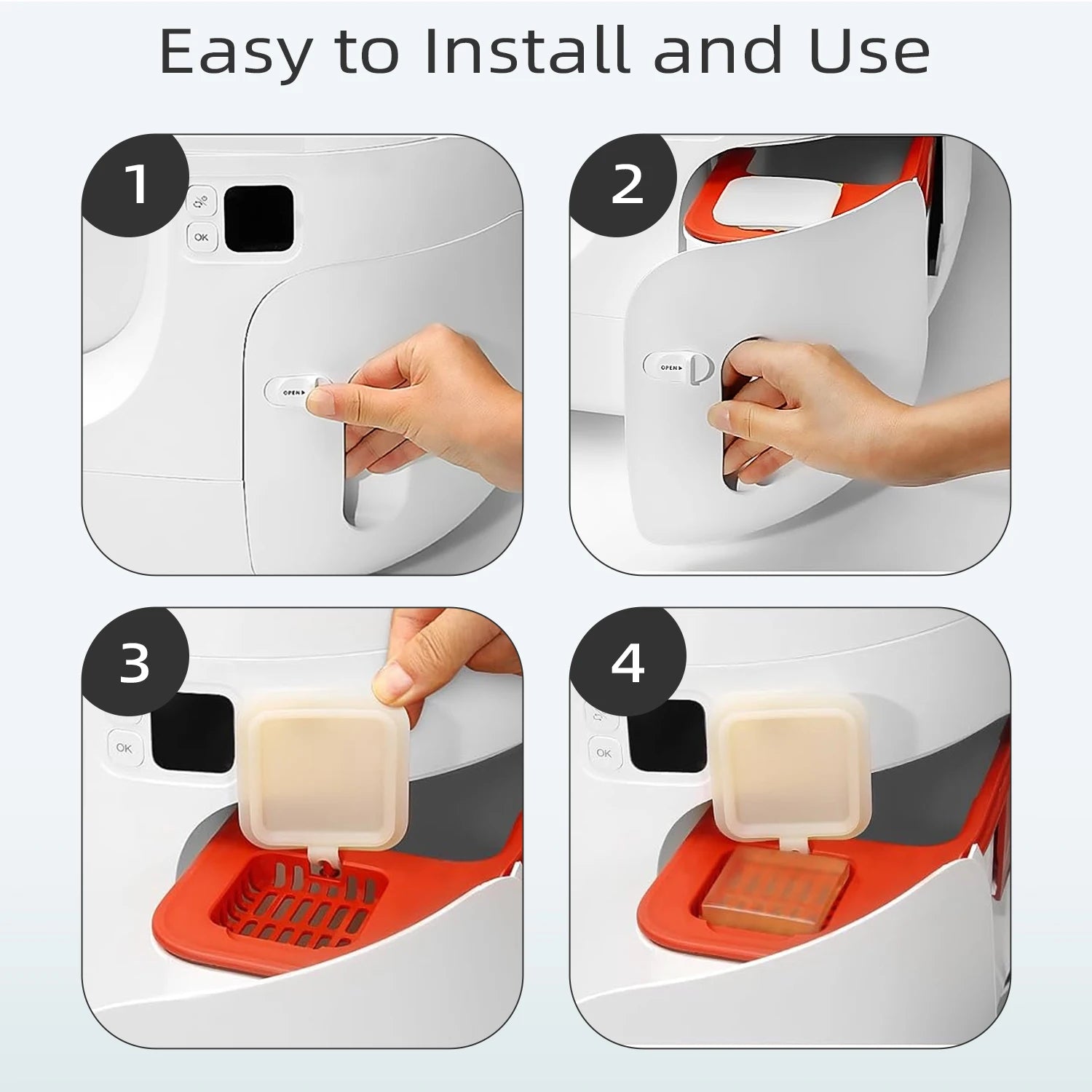 Deodorizing Litter Box N50 - Fresh, Reusable