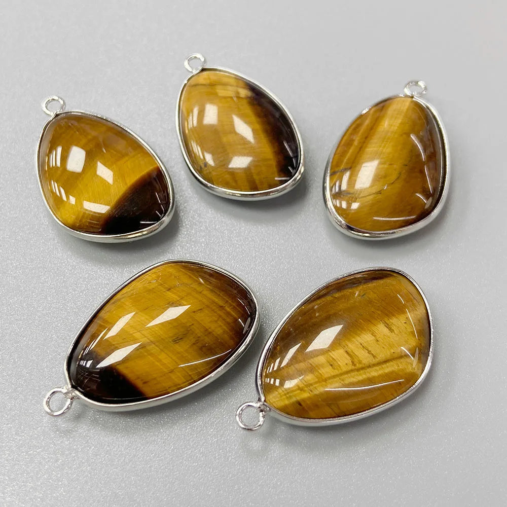 20x30mm Lapis Quartz Natural Stone Pendant DIY