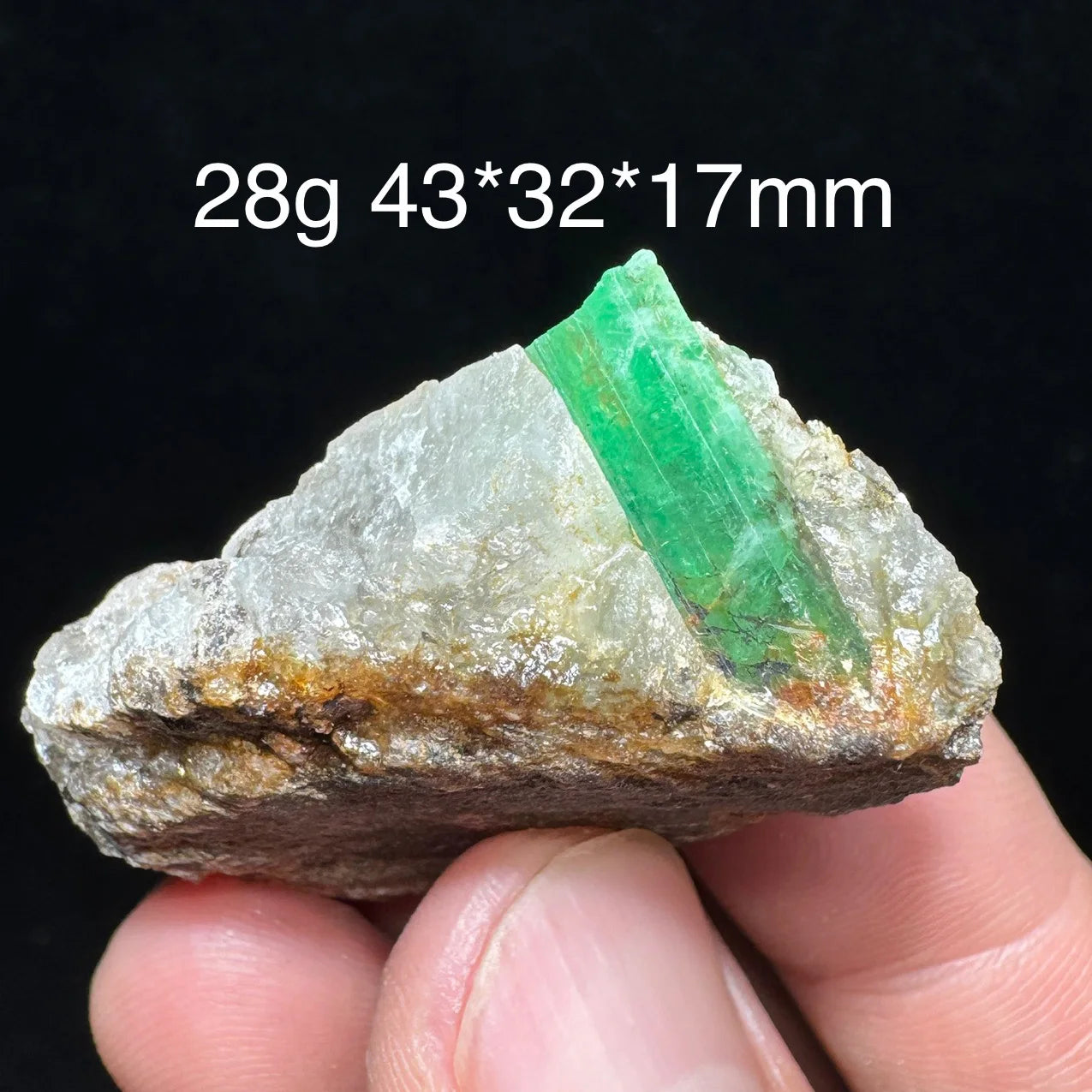 Natural Emerald &amp; Healing Quartz