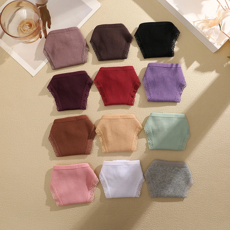 Combo of 5 Sexy Cotton Women's Underwear with Belt