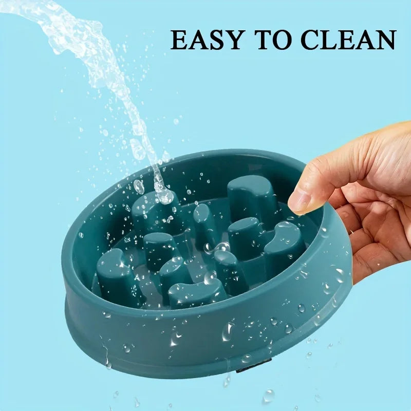 Non-slip slow Feeder Pet Bowl prevents choking and promotes healthy eat habits for Dogs and Cats Dog food bowls Pet rice bowls - Daisan Mart