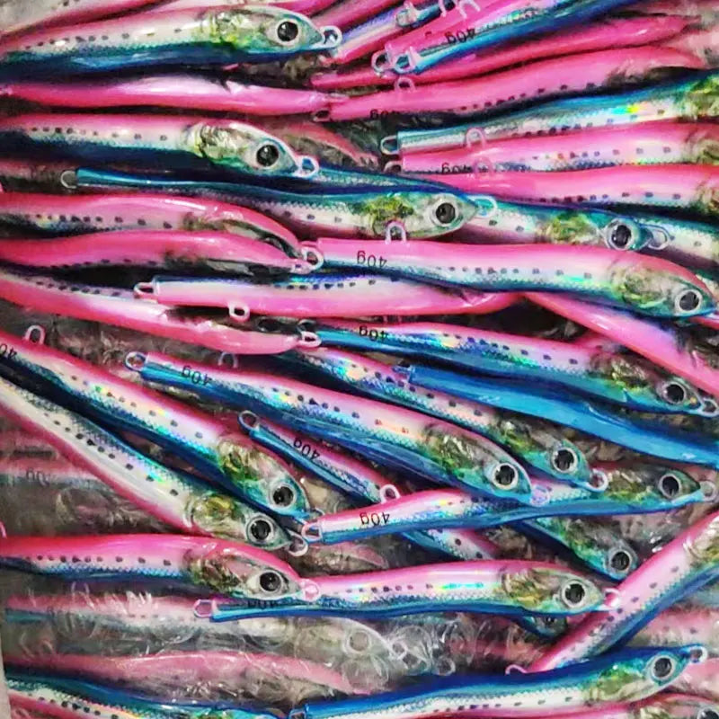 3D Glowing Jig Lure Fast Sinking 40g60g80g