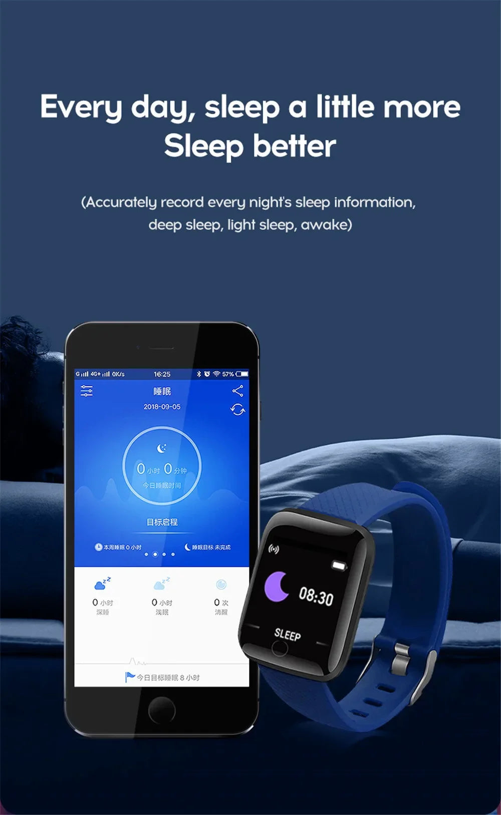 D13 Multi-function Smart Watch - Reminder &amp; Sports