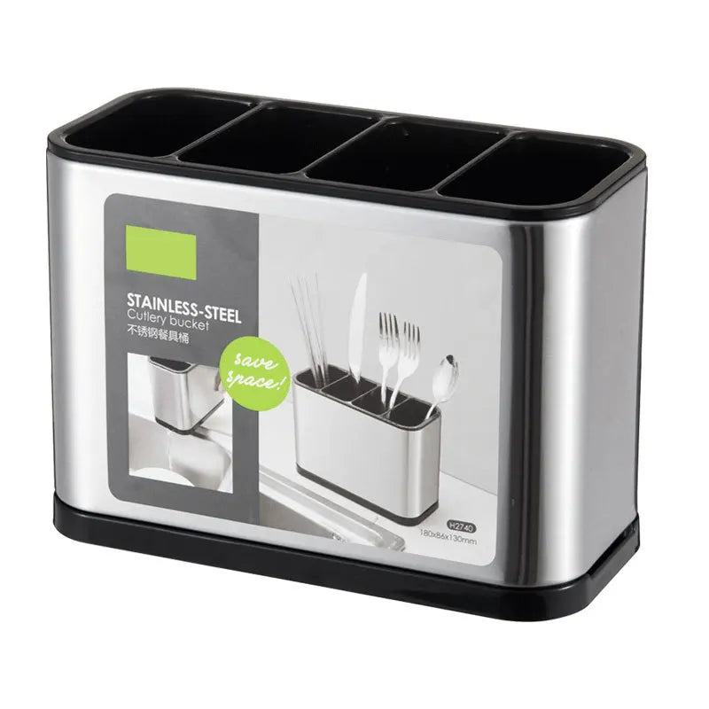 3-in-1 Stainless Steel Dishwashing Liquid Rack, Compact and Convenient for the Kitchen