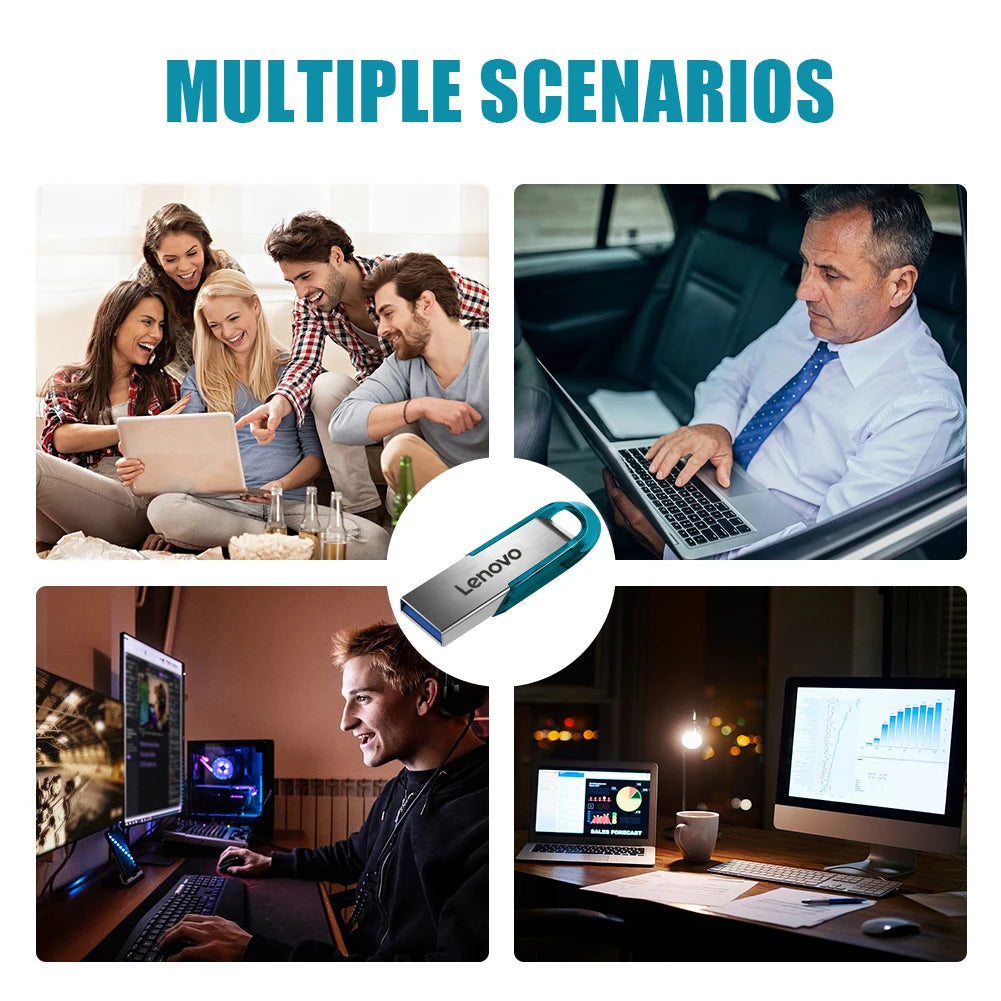 Lenovo USB 3.0 Tốc Độ Cao - Bền, Chống Nước, Nhỏ Gọn