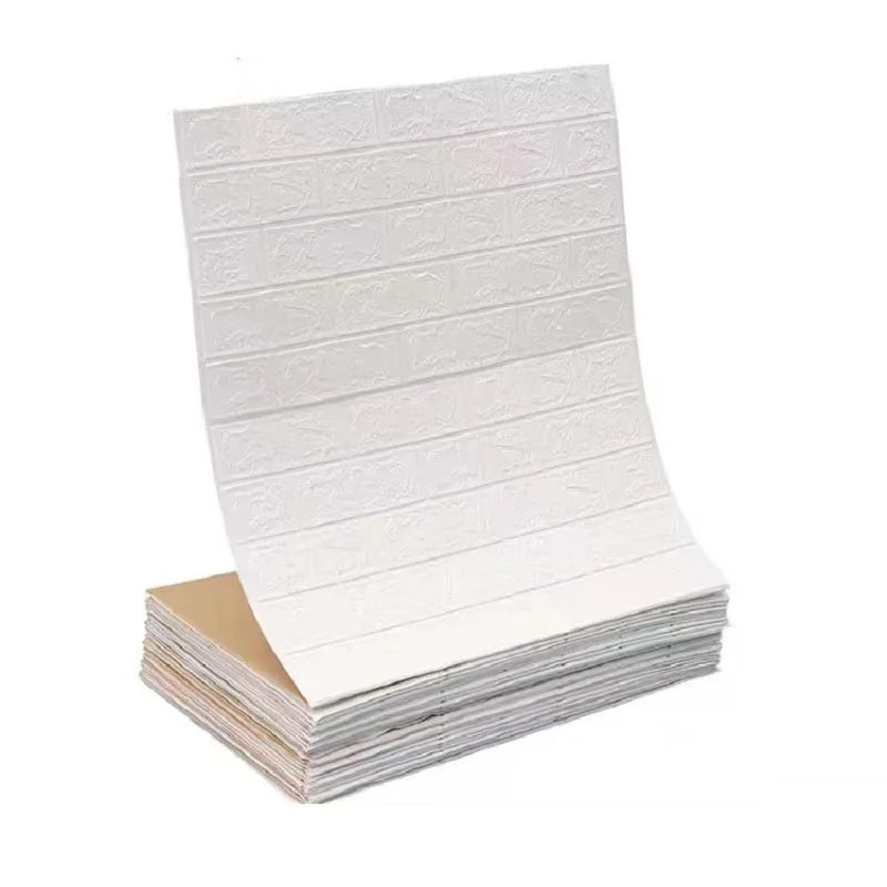 Giấy Dán Tường 3D Chống Nước Giả Gạch 70x100cm