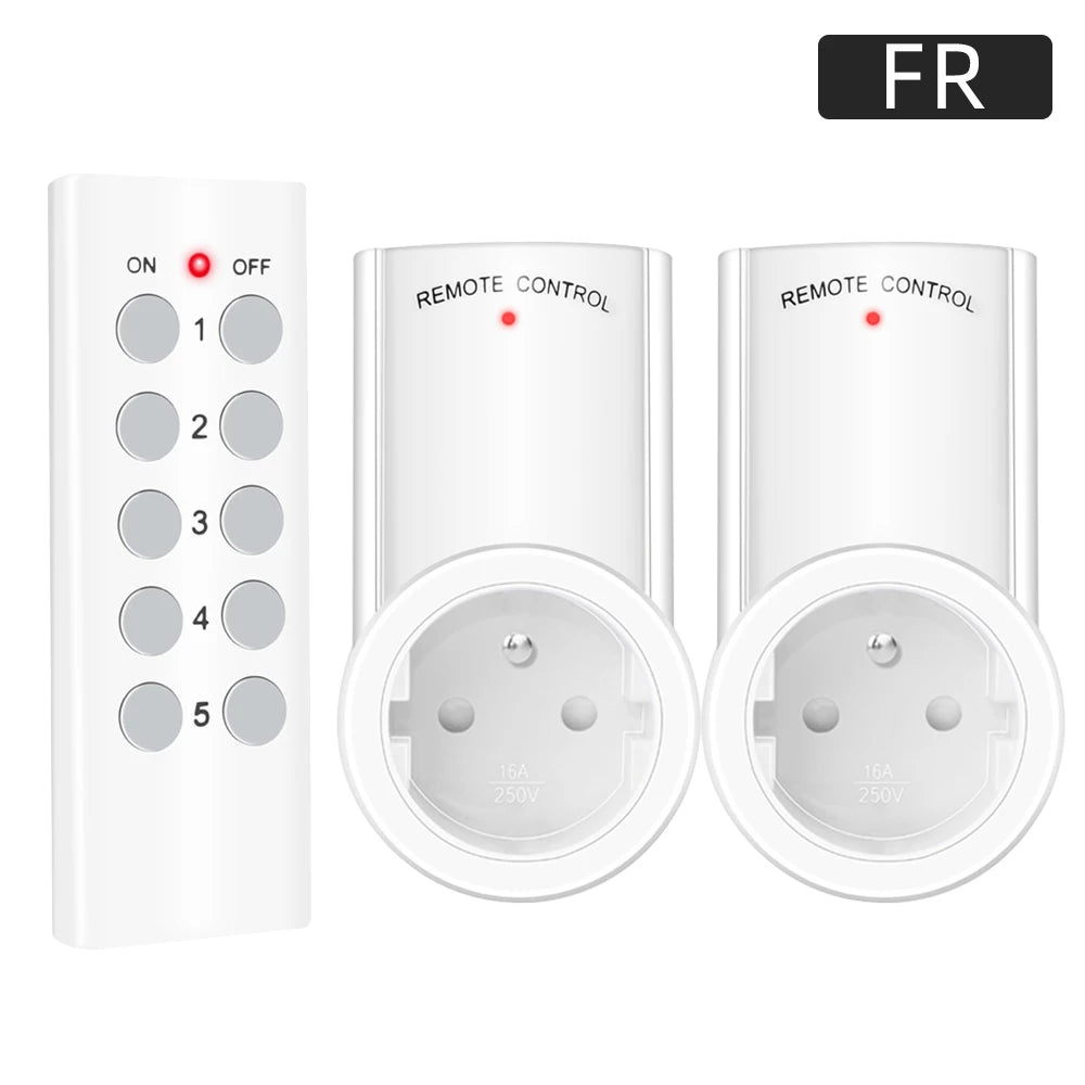 Ổ Cắm Thông Minh RF 433MHz Điều Khiển Từ Xa Đa Năng