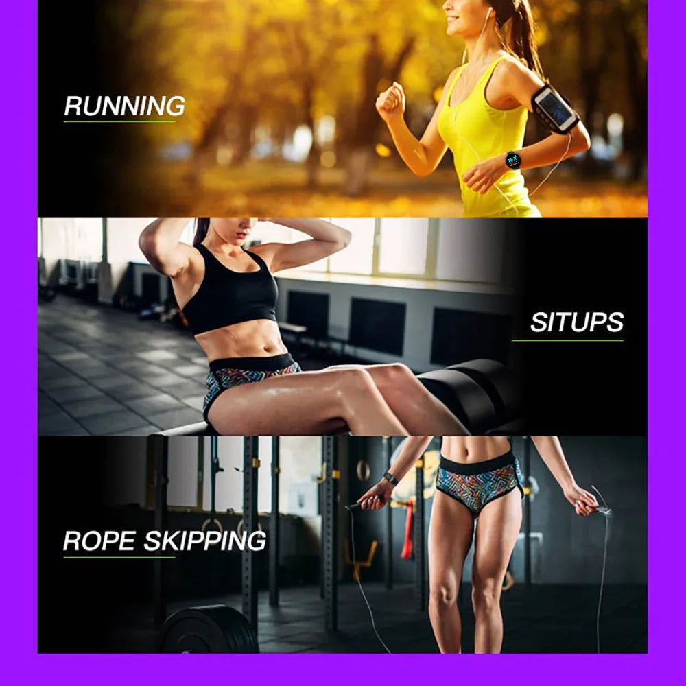 Đồng Hồ Thông Minh D18 - Chống Nước, Theo Dõi Sức Khỏe