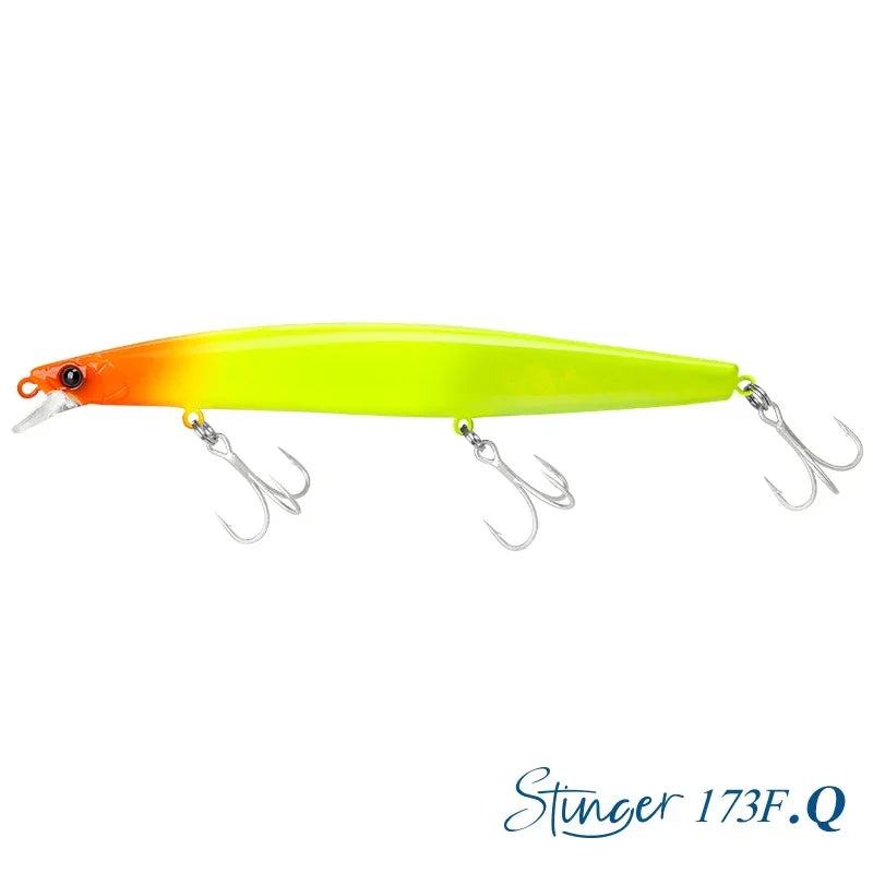 TSURINOYA Shore Fishing STINGER 173F Floating Minnow Silm Fishing Lure 173mm 37.5g Saltwater Hard Plastics Big Game Hard Bait