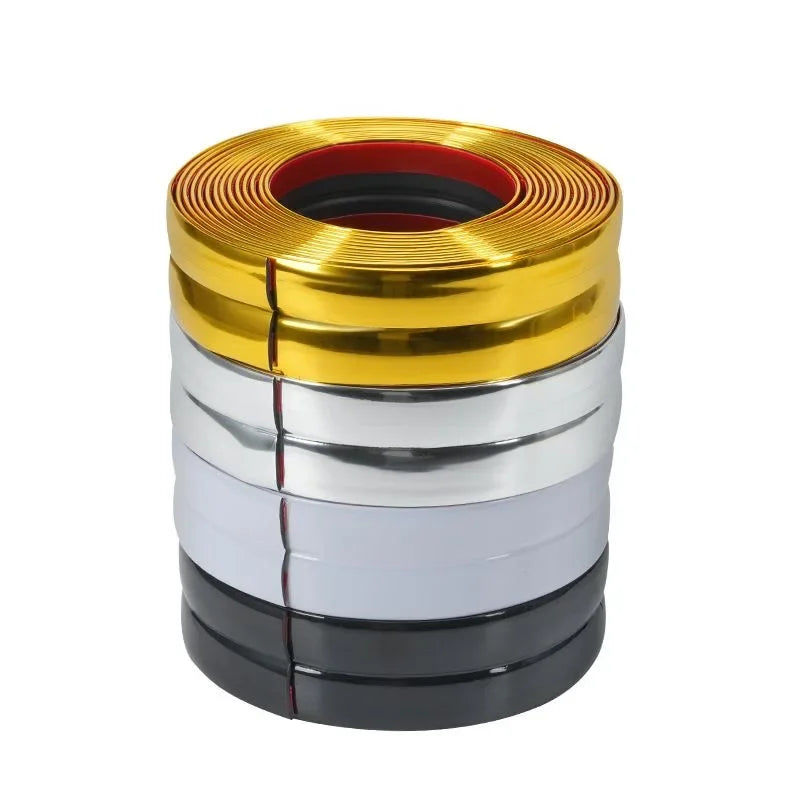 2M Self-Adhesive Wall Corner Molding Trim Tape table edge protector PVC anti-collision strip Waterproof Tile Beauty Seam Sticker