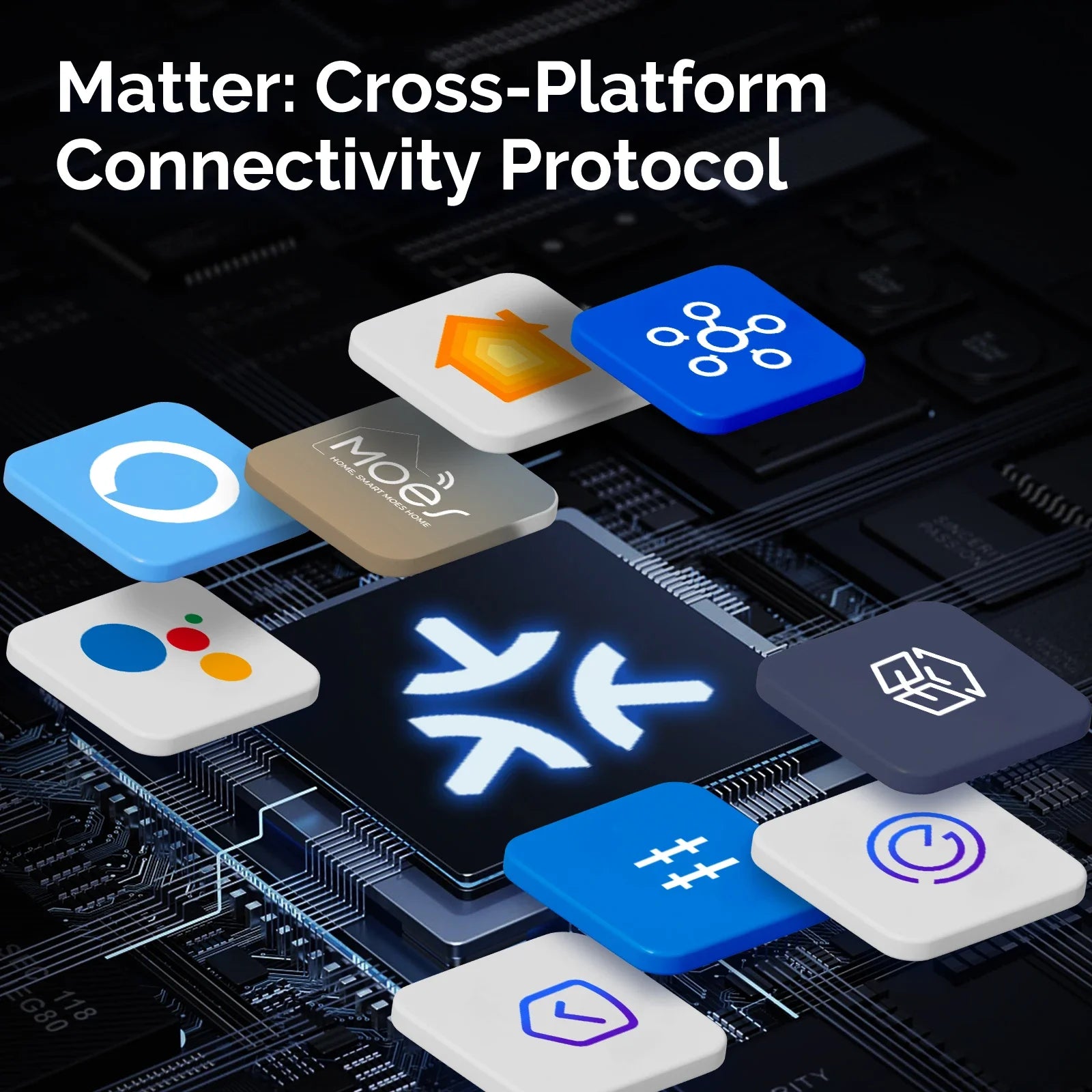 MOES Tuya Smart Switch Voice Control Mirror 