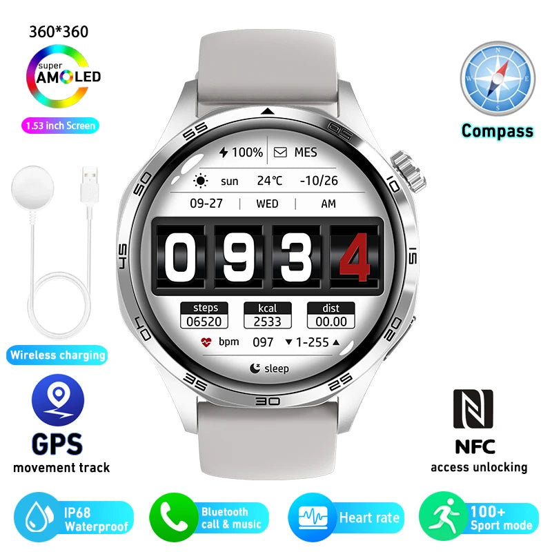 Smart Watch 5 Pro - AMOLED Screen, BT Calling