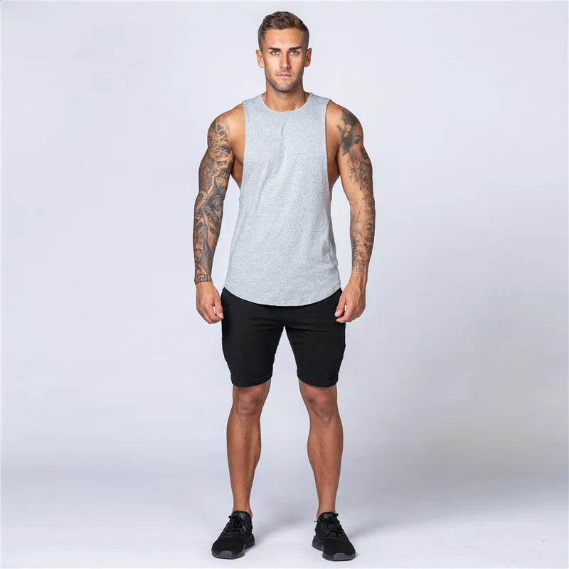 Áo Tank Tập Gym Nam Cotton Không Tay Thoáng Khí Hè - Daisan Mart