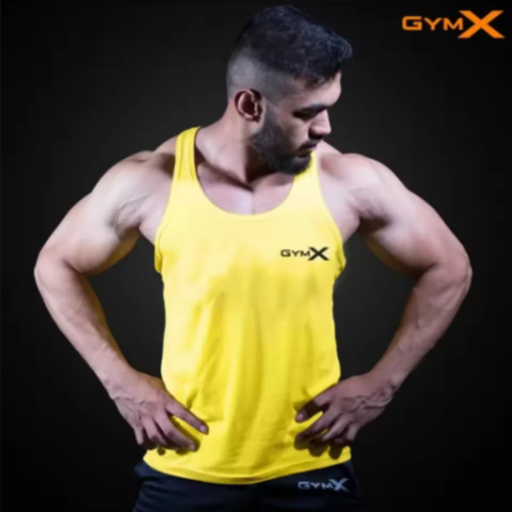 Áo Ba Lỗ Nam Tập Gym Cotton Co Giãn Thoáng Mát - Daisan Mart