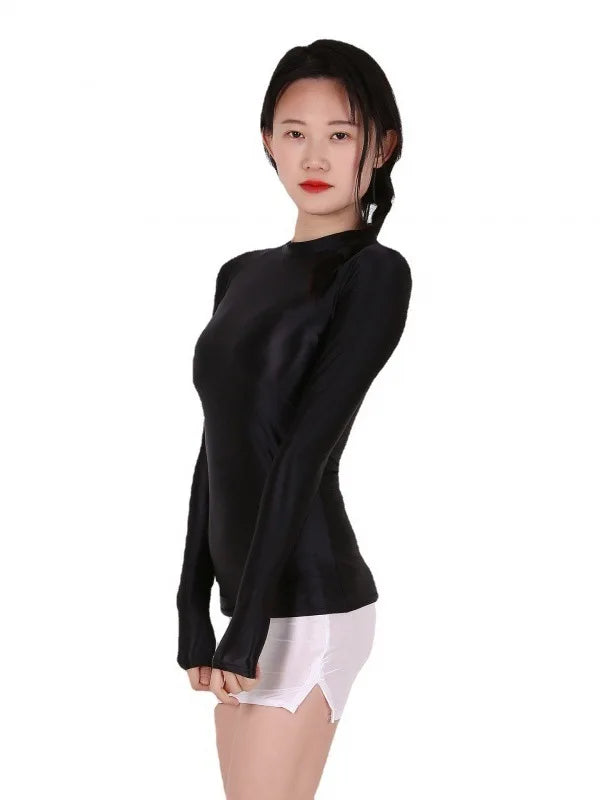 Áo body dài tay mỏng ôm, xuyên thấu sexy thời trang - Daisan Mart