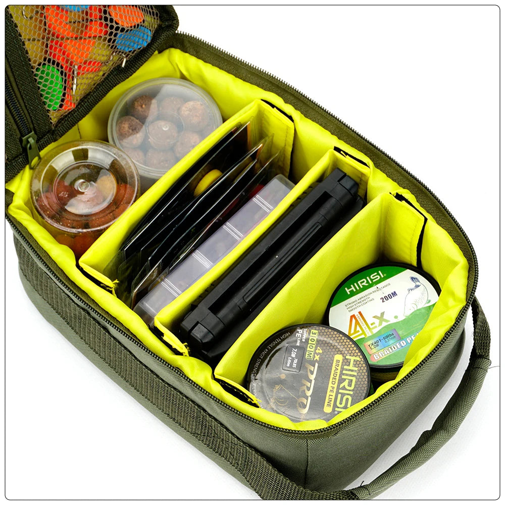 Túi Câu Cá Hirisi Chống Nước Đa Năng 3 Ngăn Điều Chỉnh