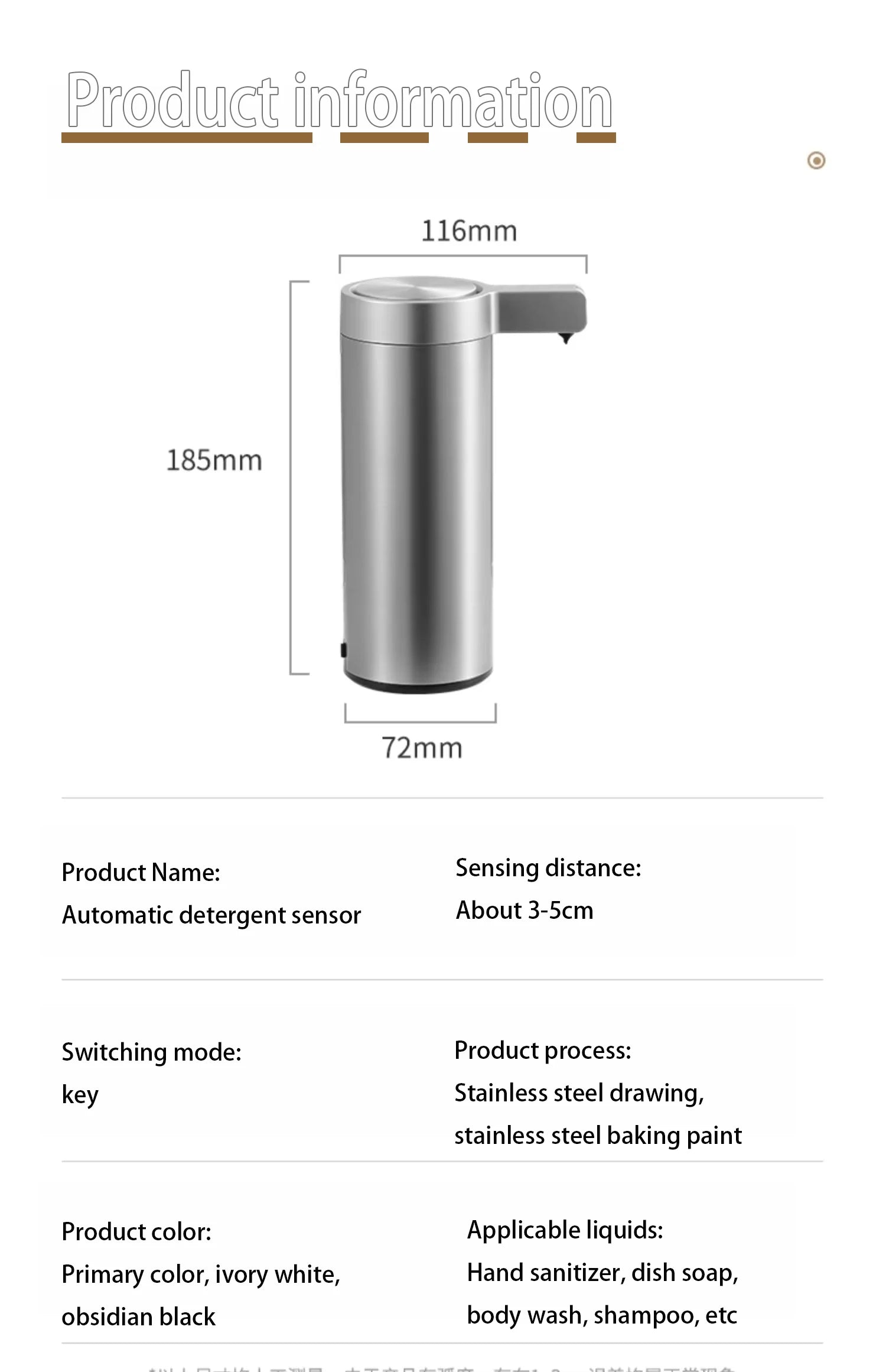 Bình Xà Phòng Tự Động Cảm Ứng Inox 304 Cao Cấp - Daisan Mart