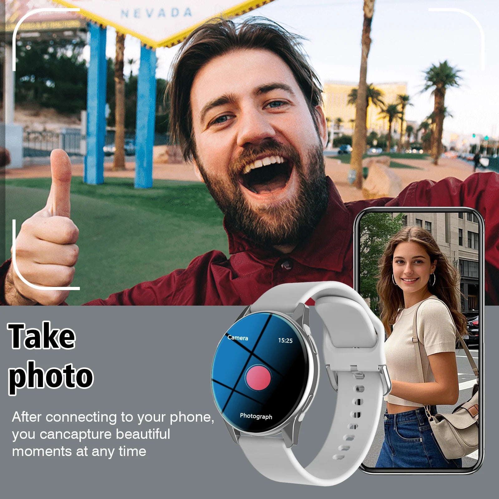 Smart Watch Wireless Calling, Multi-Sport, Personal