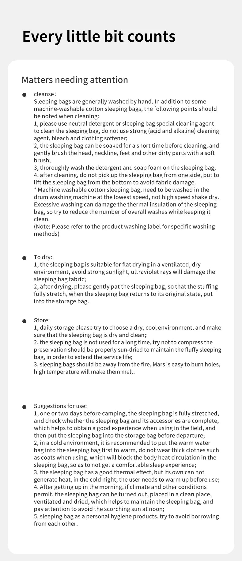 Naturehike CW700 Ultralight Duck Down Sleeping Bag 650FP