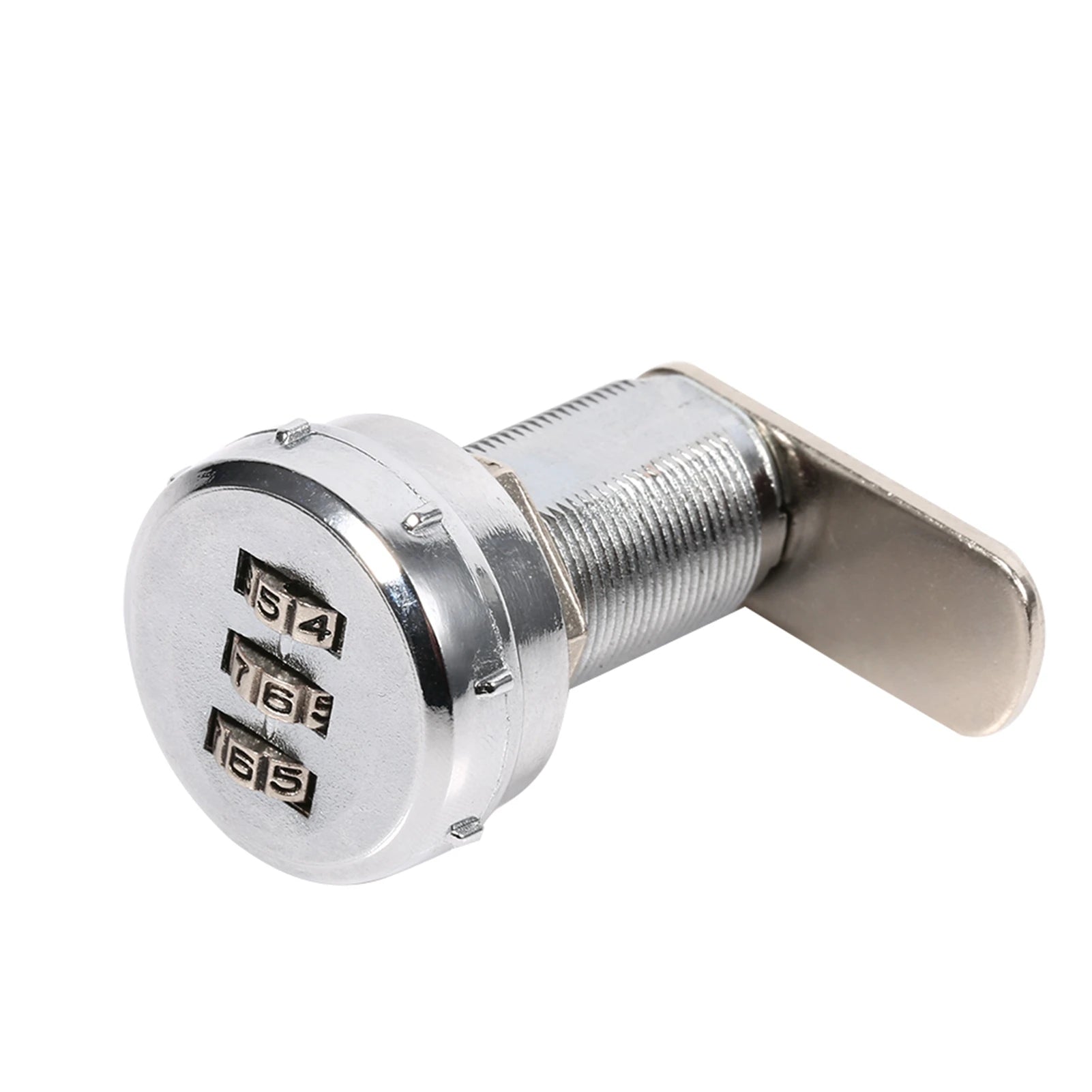 3 Digit Combination Cam Cabinet Silver Stainless Steel Convenient Password Security Coded Lock Password Lock Security Coded Lock - Daisan Mart