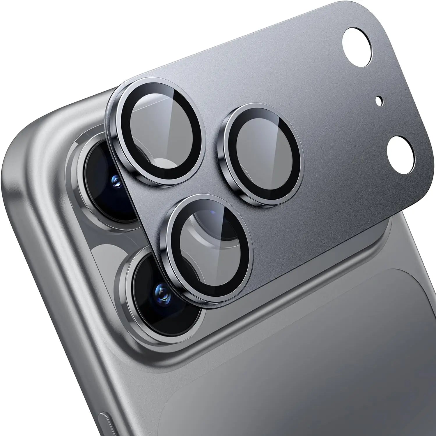 Metal Camera Protector Glass For iPhone 17 Pro Max 17Pro Max Alloy Lens Ring Cover For iPhone17 Pro Max Phone Lens Accessories