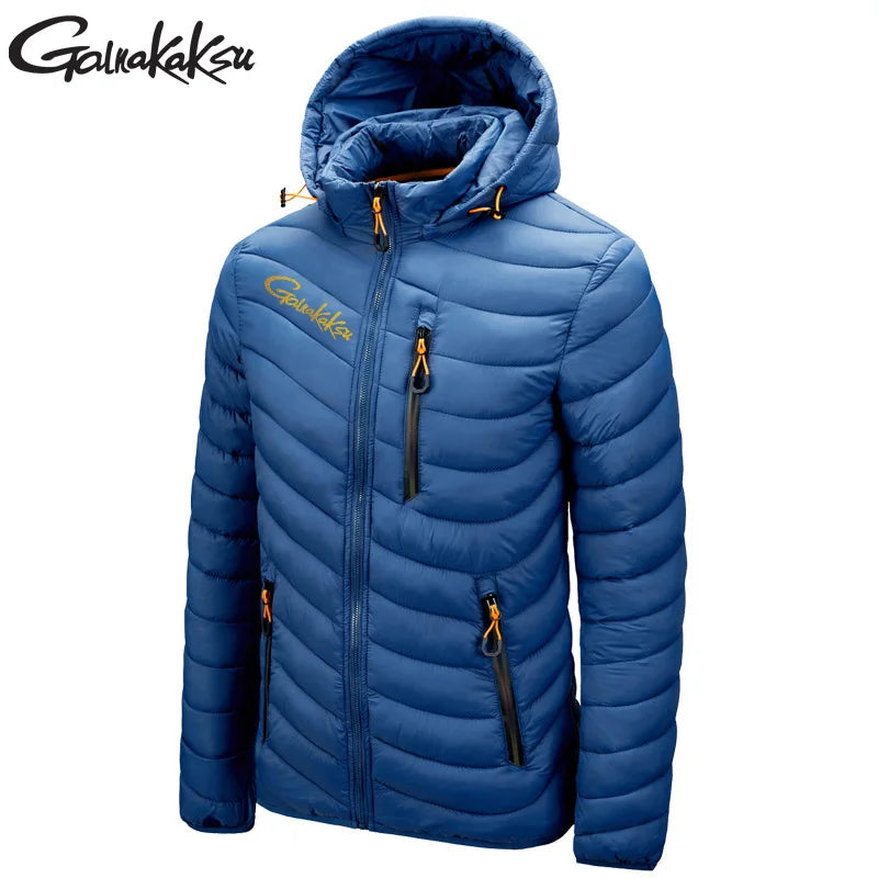 2023 Men's Fishing Jacket Waterproof Winter Warm